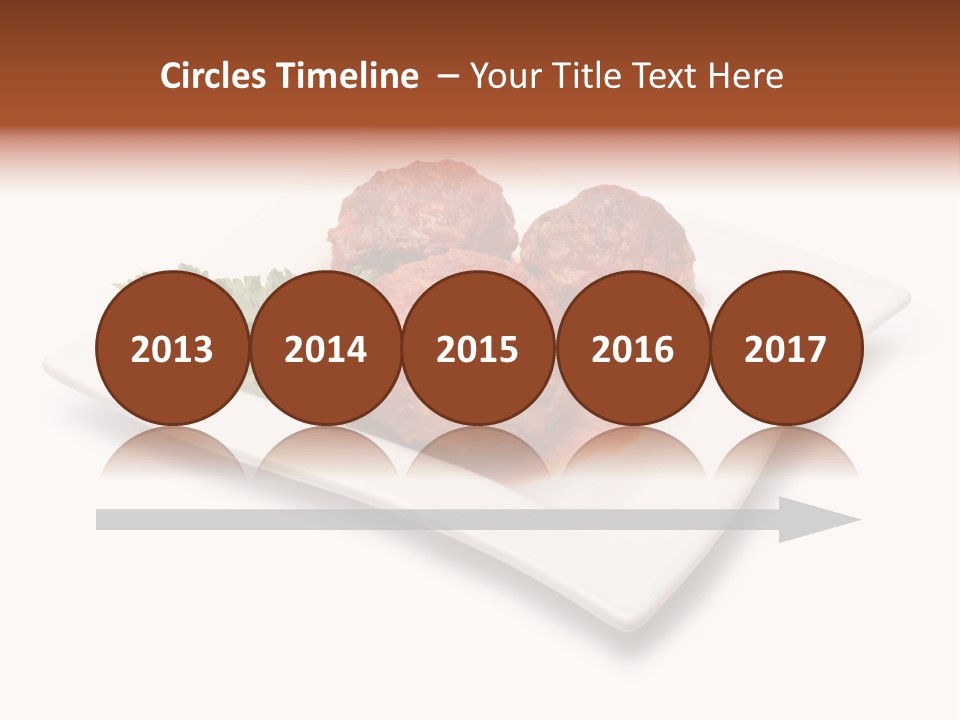 Meaty Meatball Recipe PowerPoint Template