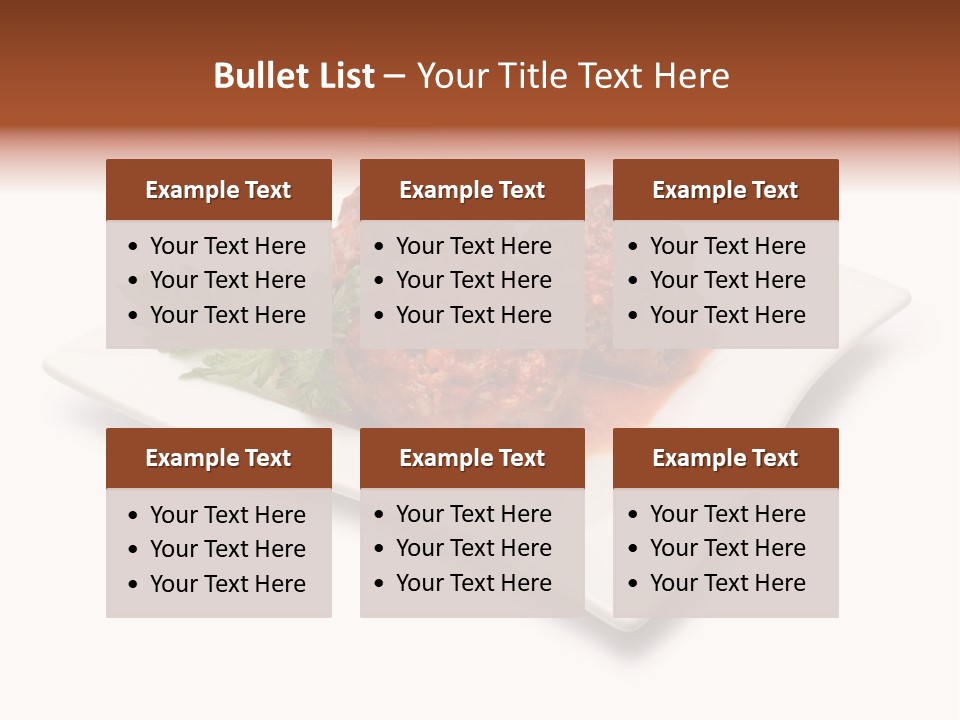 Meaty Meatball Recipe PowerPoint Template