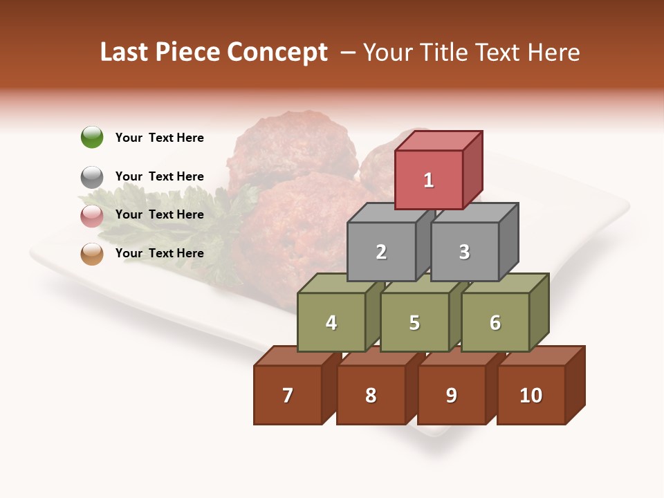 Meaty Meatball Recipe PowerPoint Template