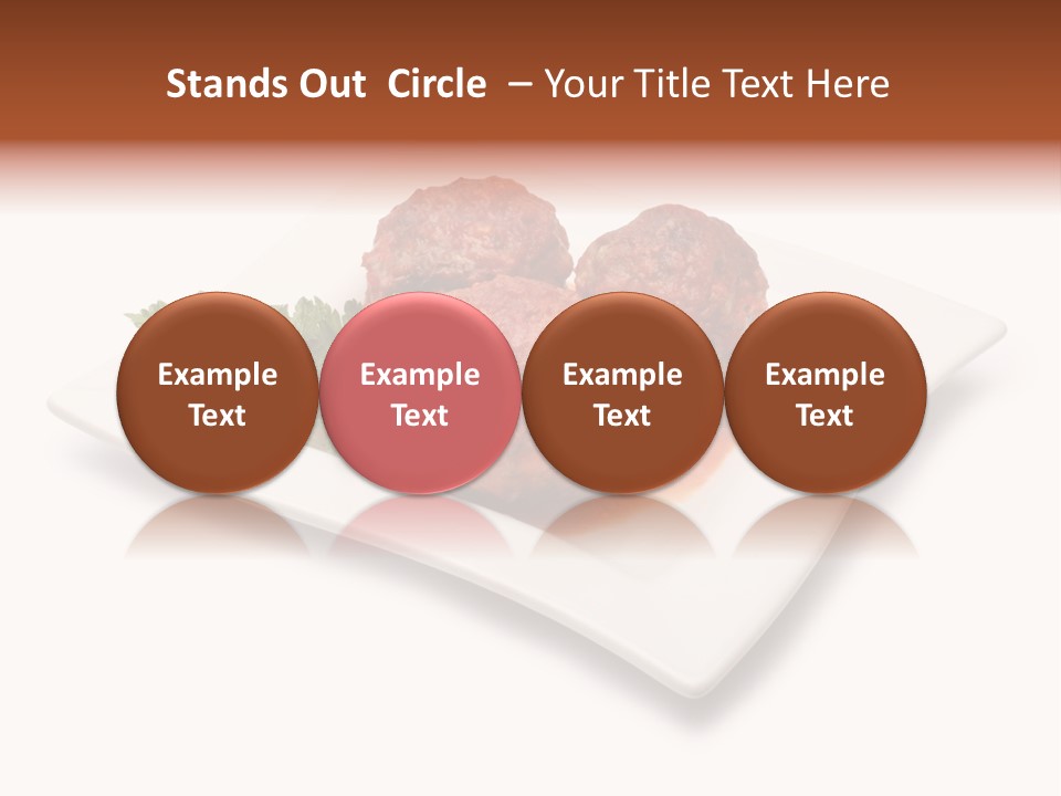 Meaty Meatball Recipe PowerPoint Template