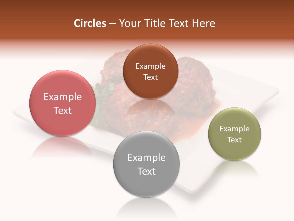 Meaty Meatball Recipe PowerPoint Template