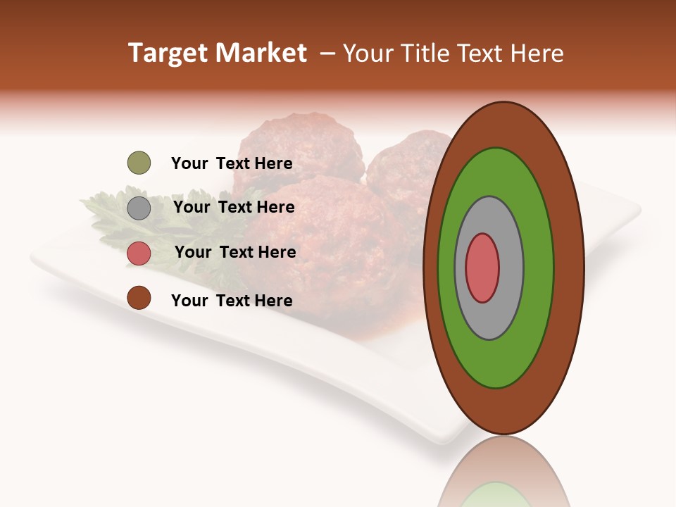 Meaty Meatball Recipe PowerPoint Template