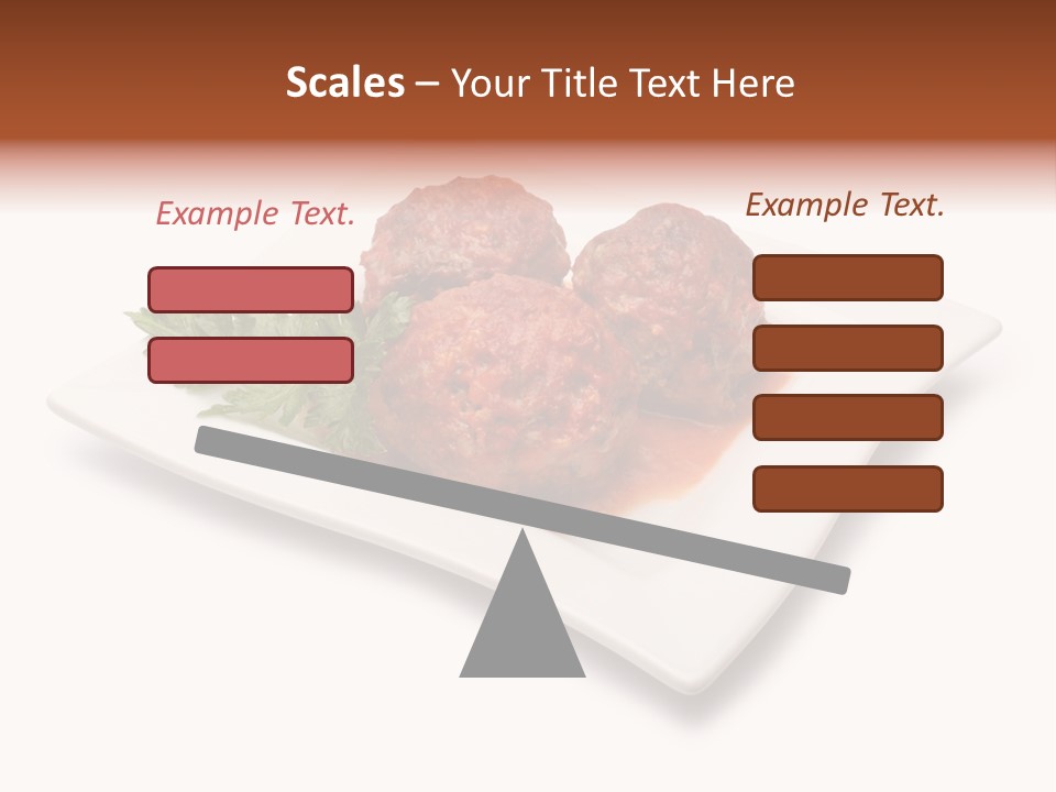 Meaty Meatball Recipe PowerPoint Template