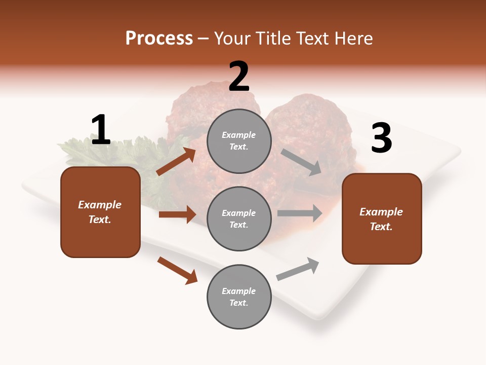 Meaty Meatball Recipe PowerPoint Template