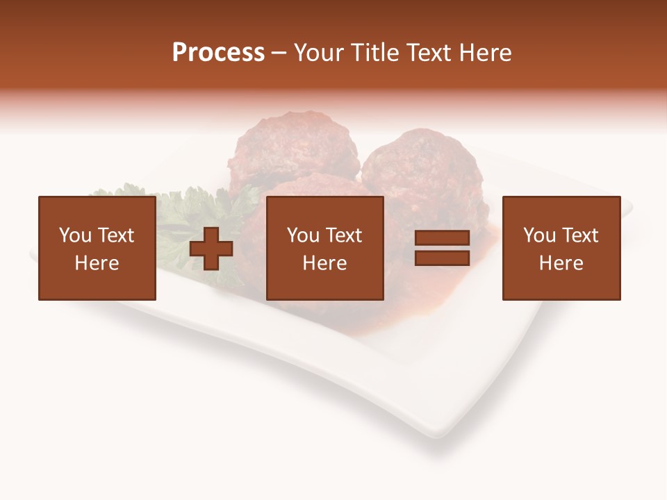 Meaty Meatball Recipe PowerPoint Template