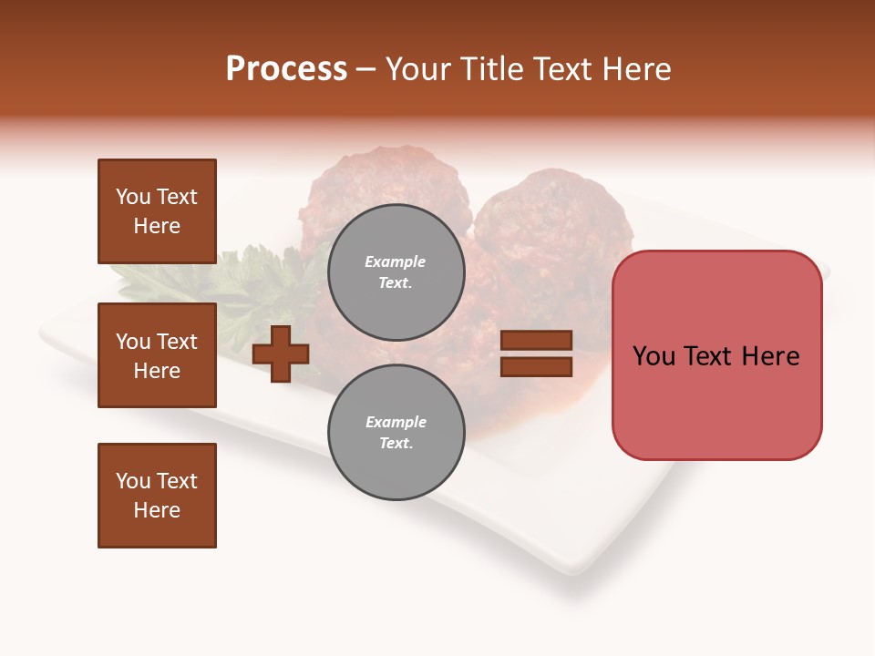Meaty Meatball Recipe PowerPoint Template