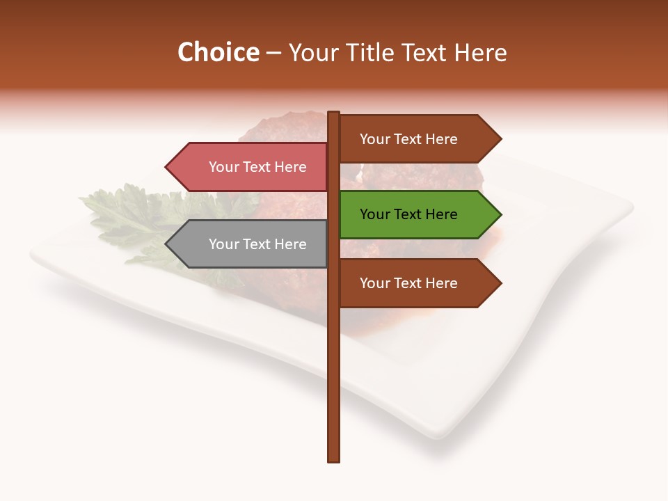 Meaty Meatball Recipe PowerPoint Template