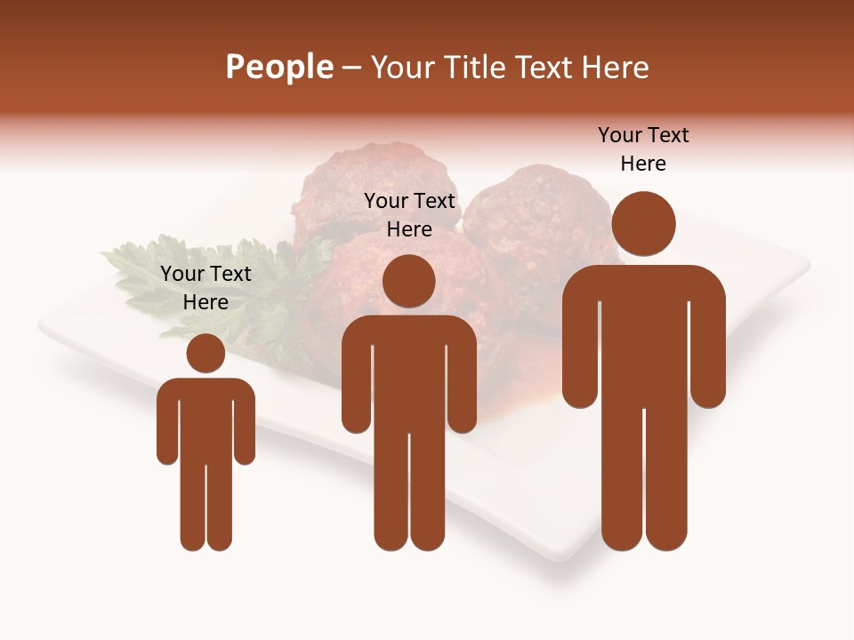 Meaty Meatball Recipe PowerPoint Template