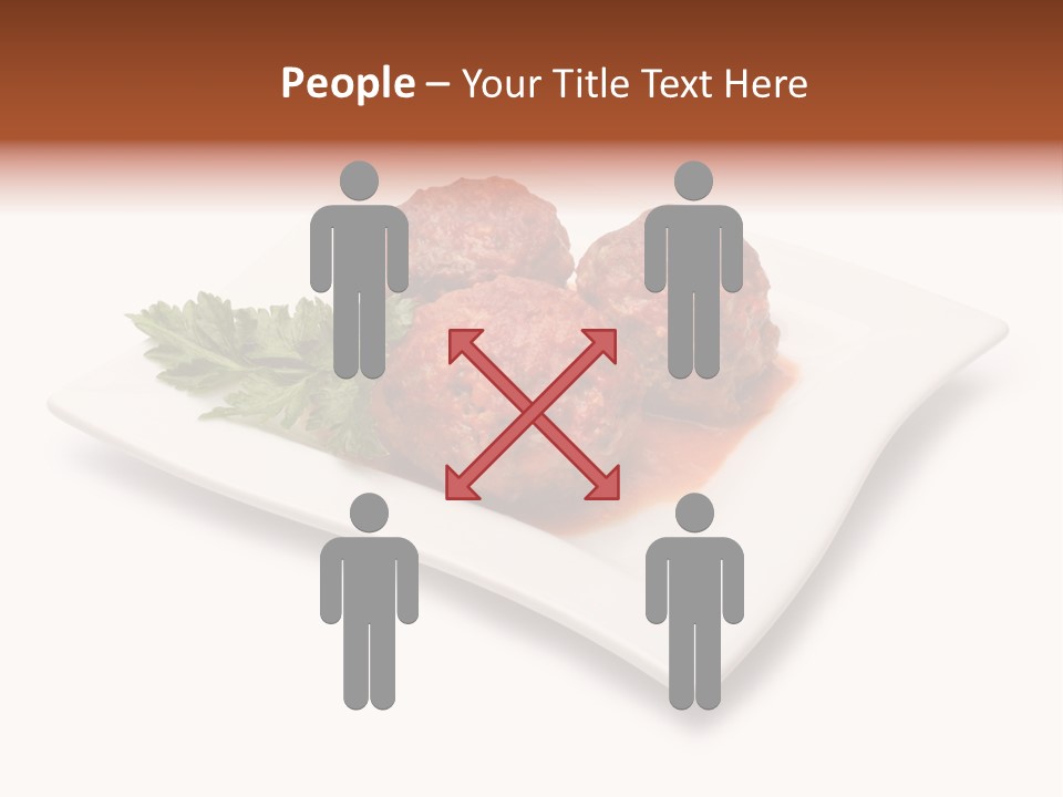 Meaty Meatball Recipe PowerPoint Template