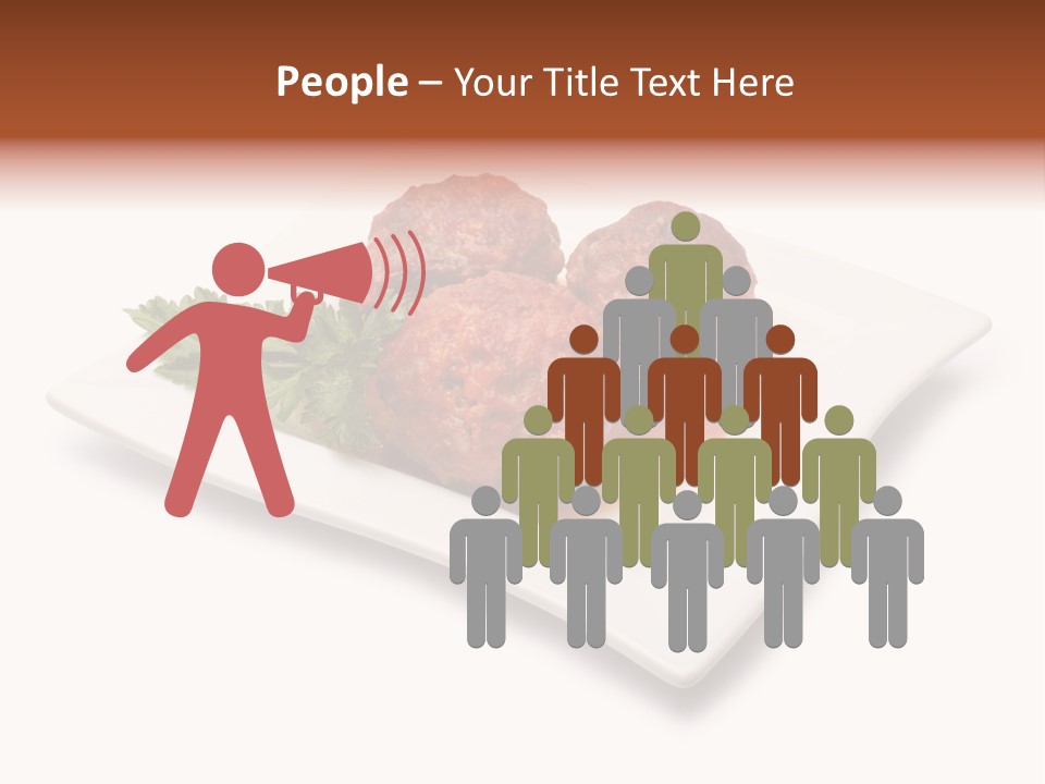 Meaty Meatball Recipe PowerPoint Template