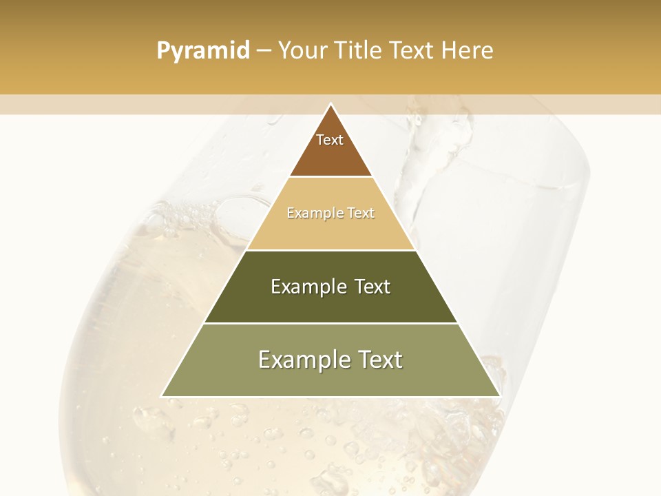 White Wine Splash Wineglass PowerPoint Template