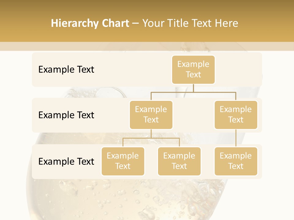White Wine Splash Wineglass PowerPoint Template