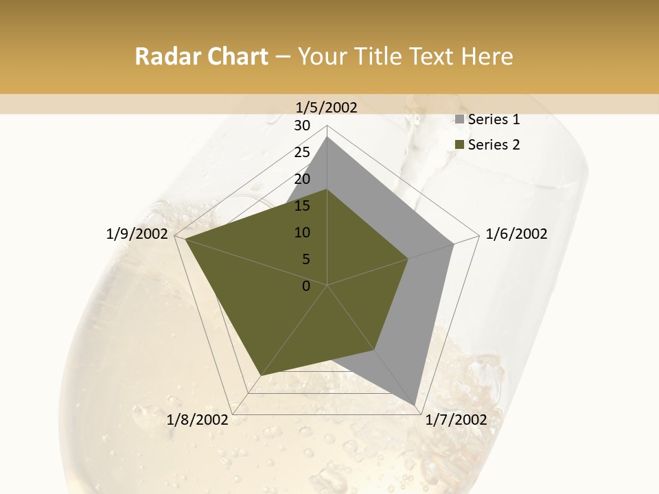 White Wine Splash Wineglass PowerPoint Template