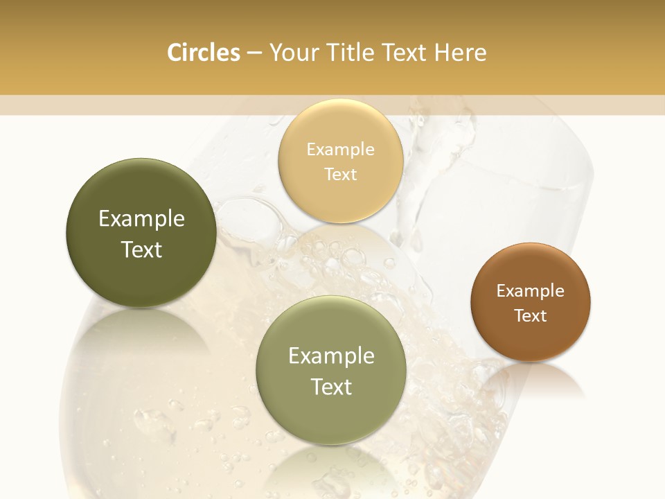 White Wine Splash Wineglass PowerPoint Template