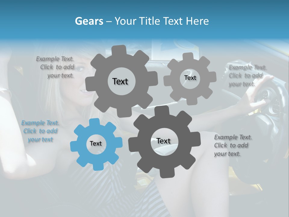 Woman Lady Interior PowerPoint Template