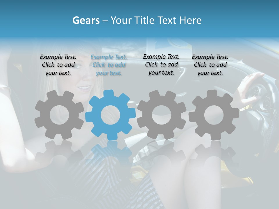 Woman Lady Interior PowerPoint Template