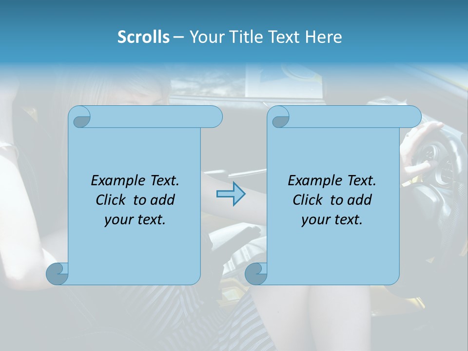 Woman Lady Interior PowerPoint Template