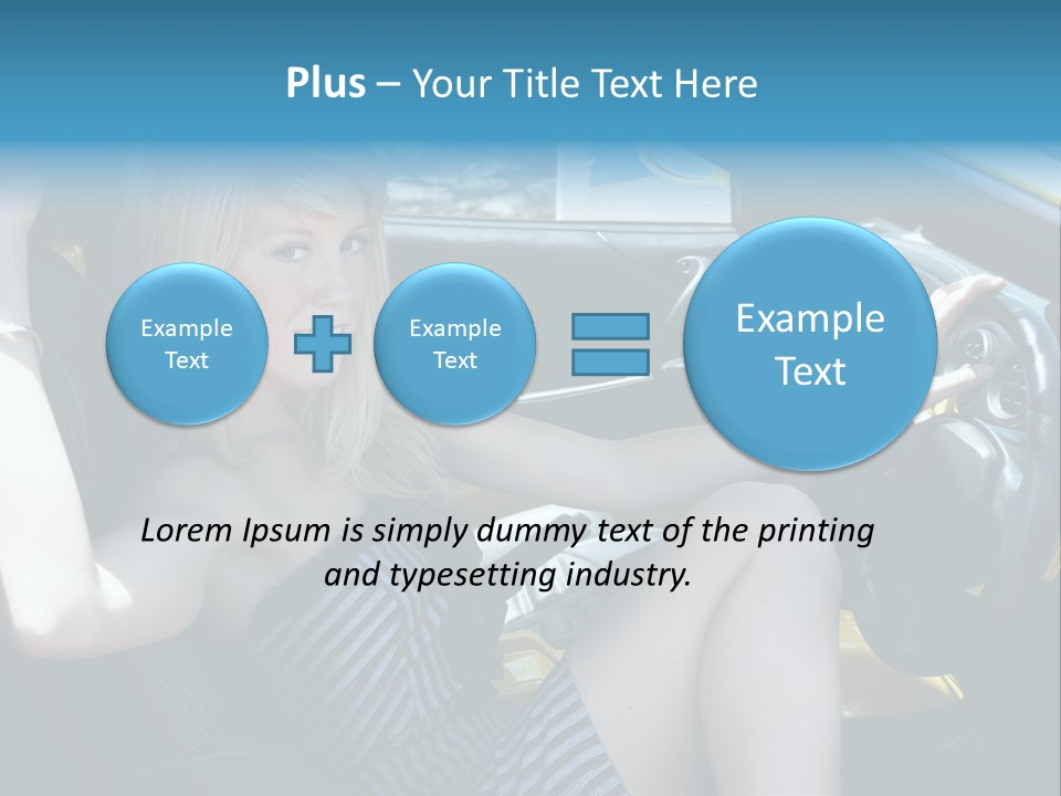 Woman Lady Interior PowerPoint Template