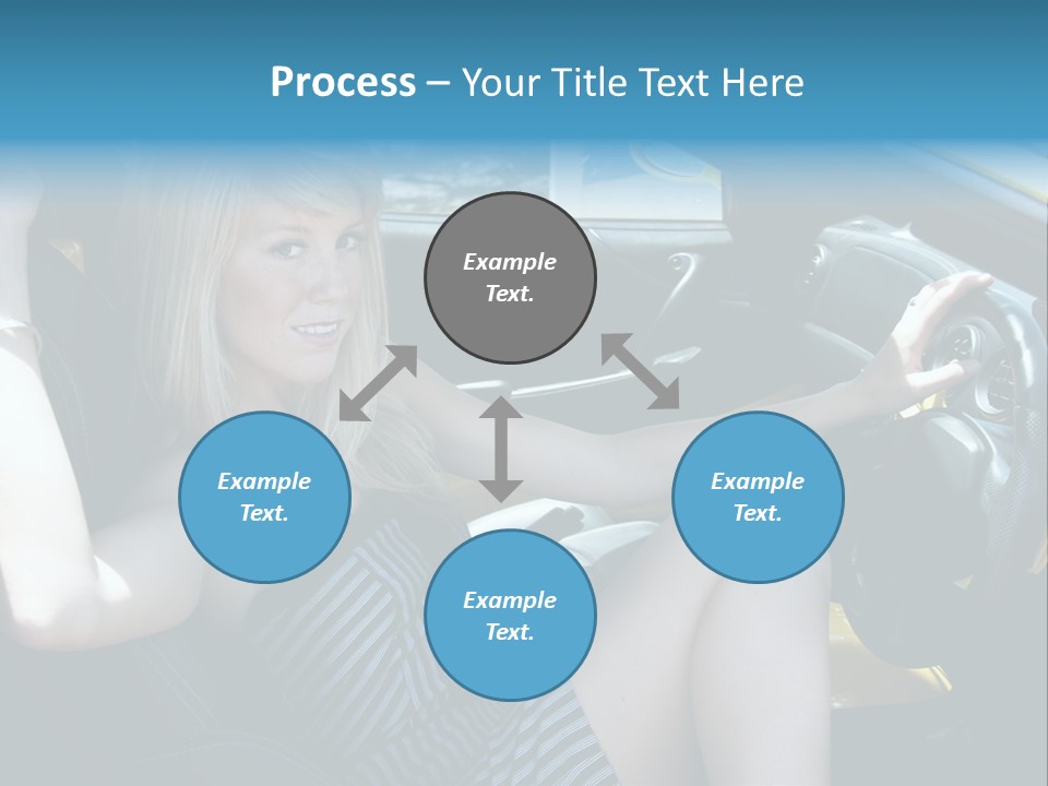 Woman Lady Interior PowerPoint Template
