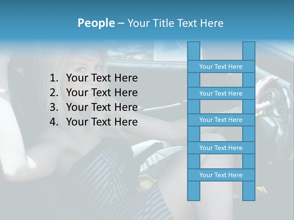 Woman Lady Interior PowerPoint Template