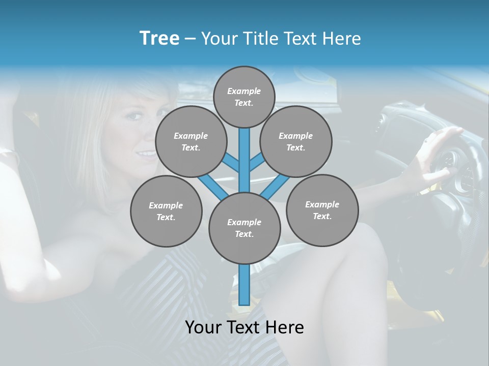 Woman Lady Interior PowerPoint Template