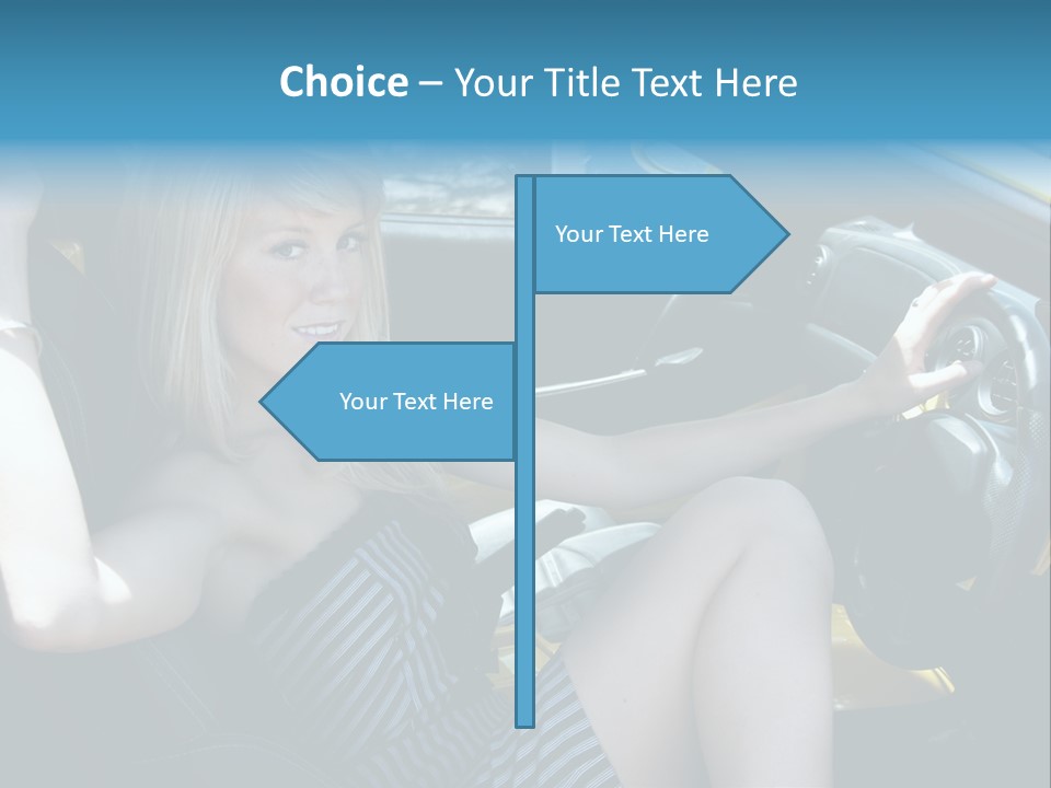 Woman Lady Interior PowerPoint Template