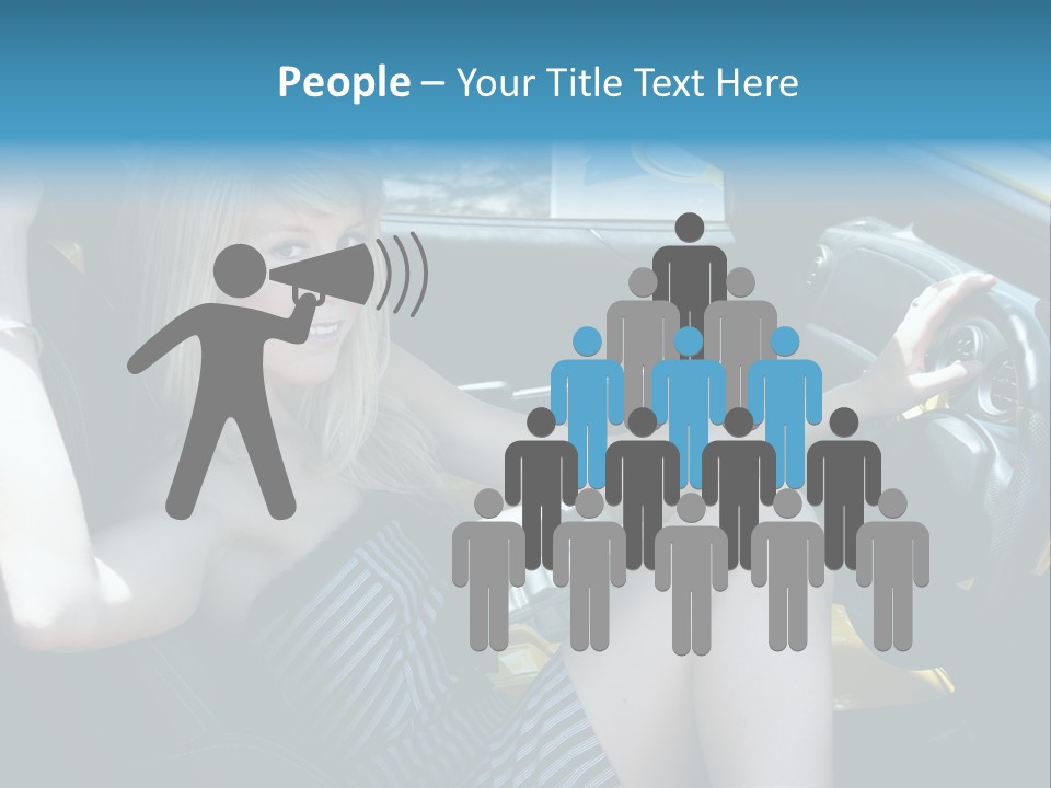 Woman Lady Interior PowerPoint Template