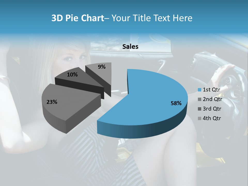 Woman Lady Interior PowerPoint Template