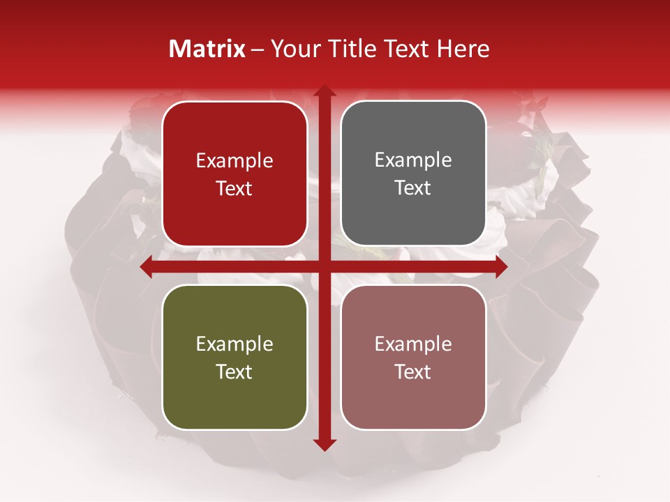 White Macro Icing PowerPoint Template