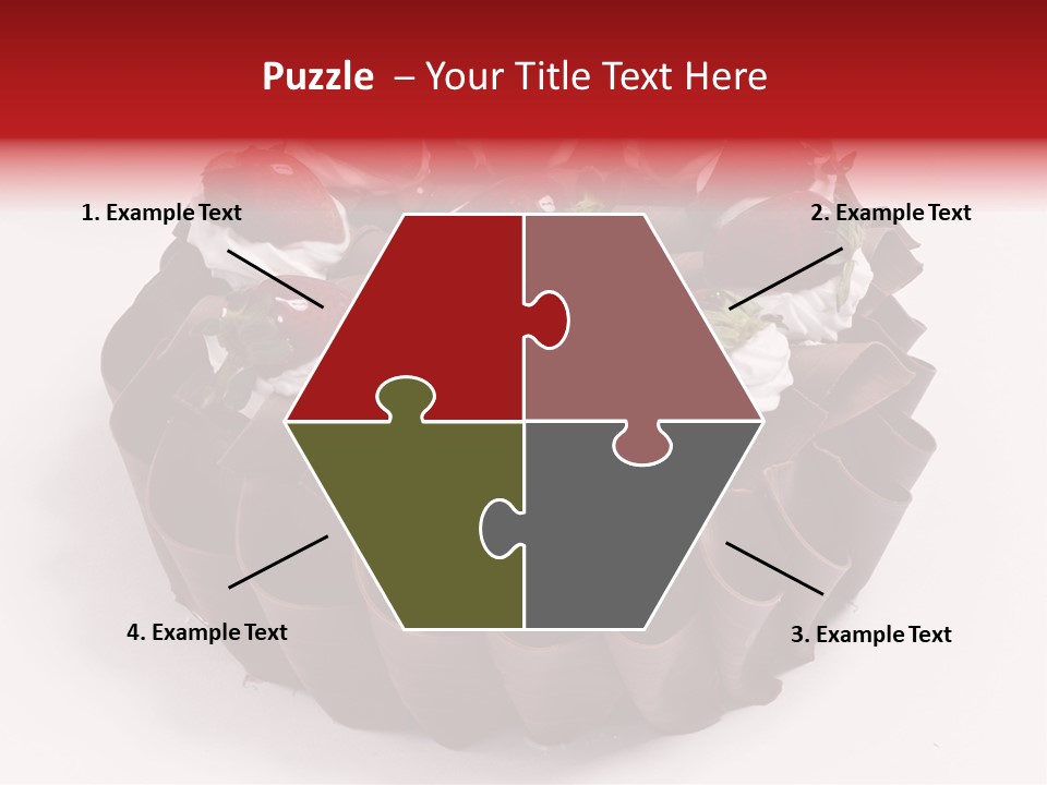 White Macro Icing PowerPoint Template