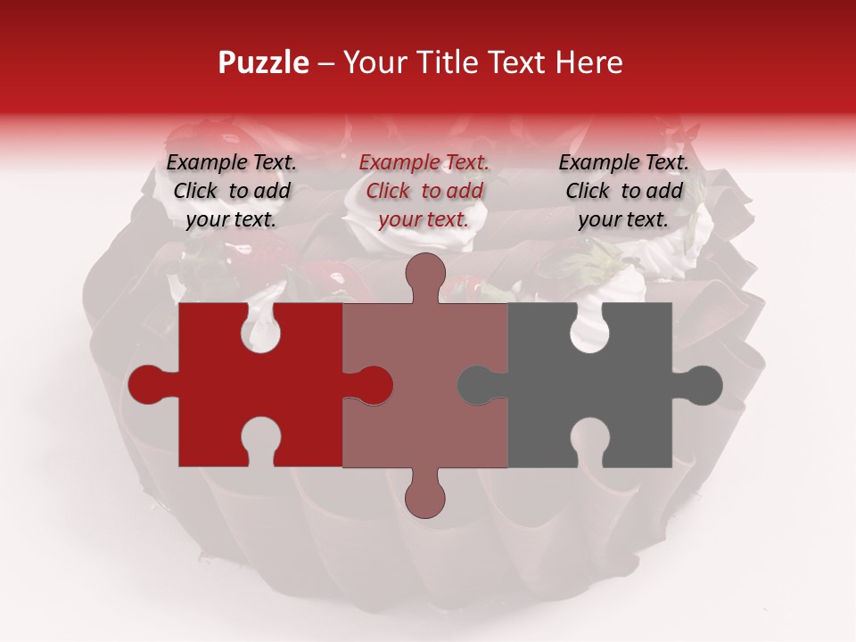 White Macro Icing PowerPoint Template