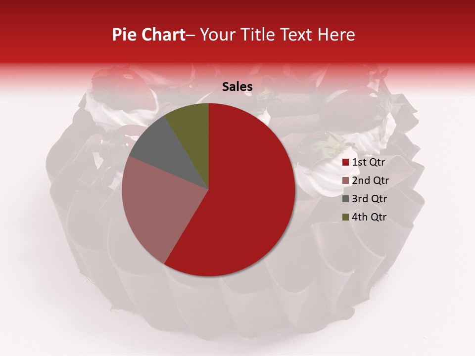 White Macro Icing PowerPoint Template