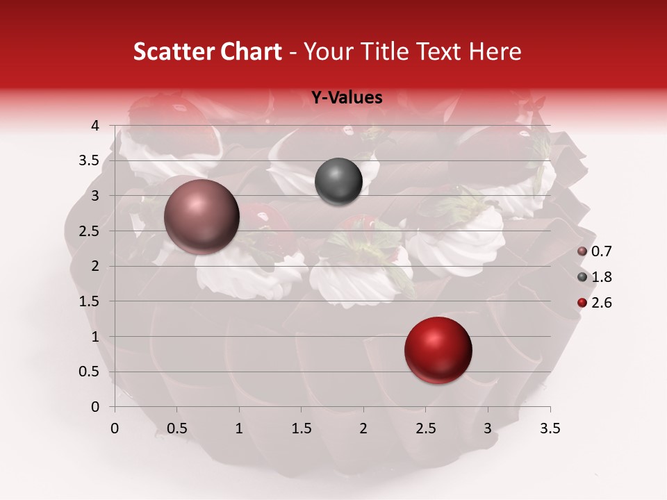 White Macro Icing PowerPoint Template