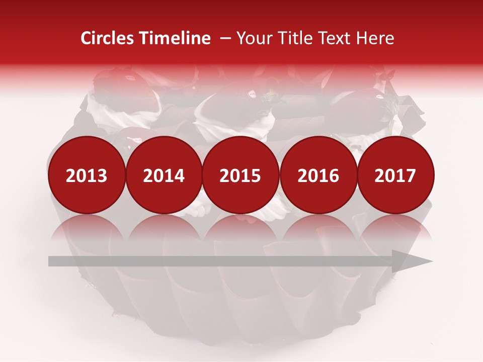 White Macro Icing PowerPoint Template