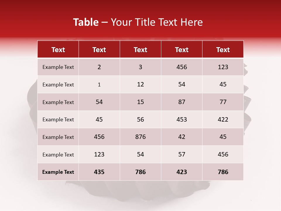 White Macro Icing PowerPoint Template