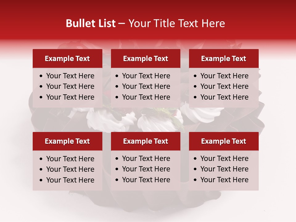 White Macro Icing PowerPoint Template