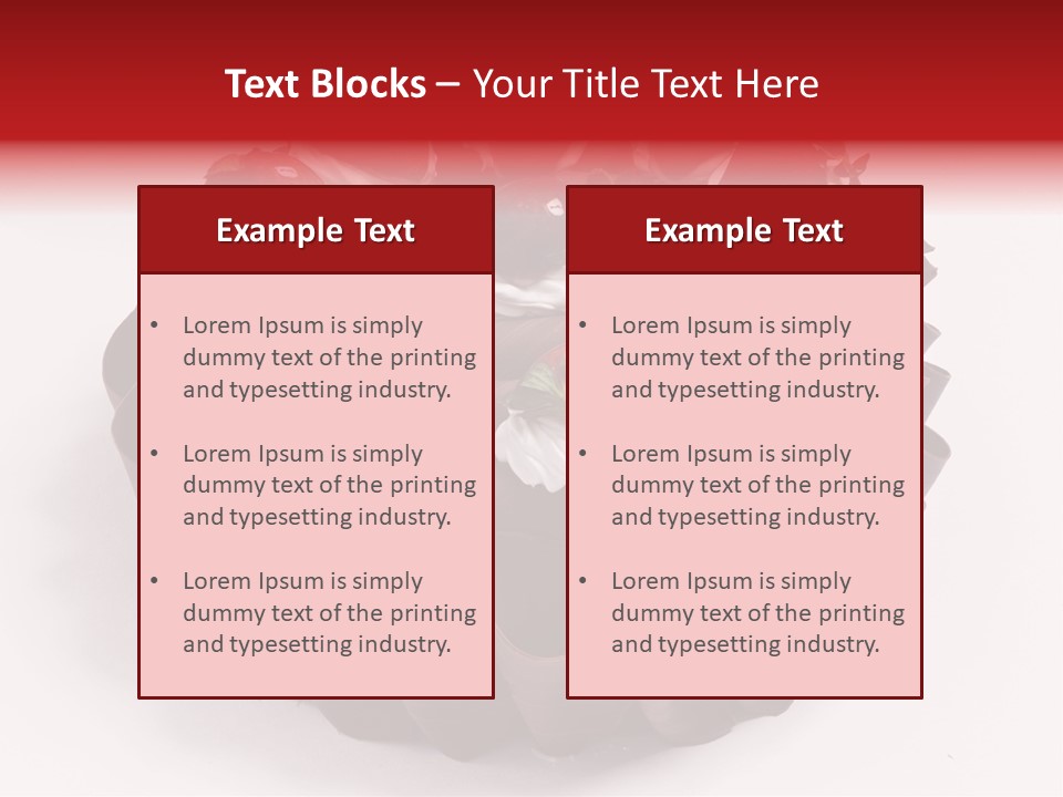 White Macro Icing PowerPoint Template