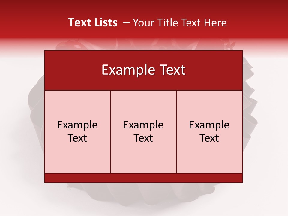 White Macro Icing PowerPoint Template