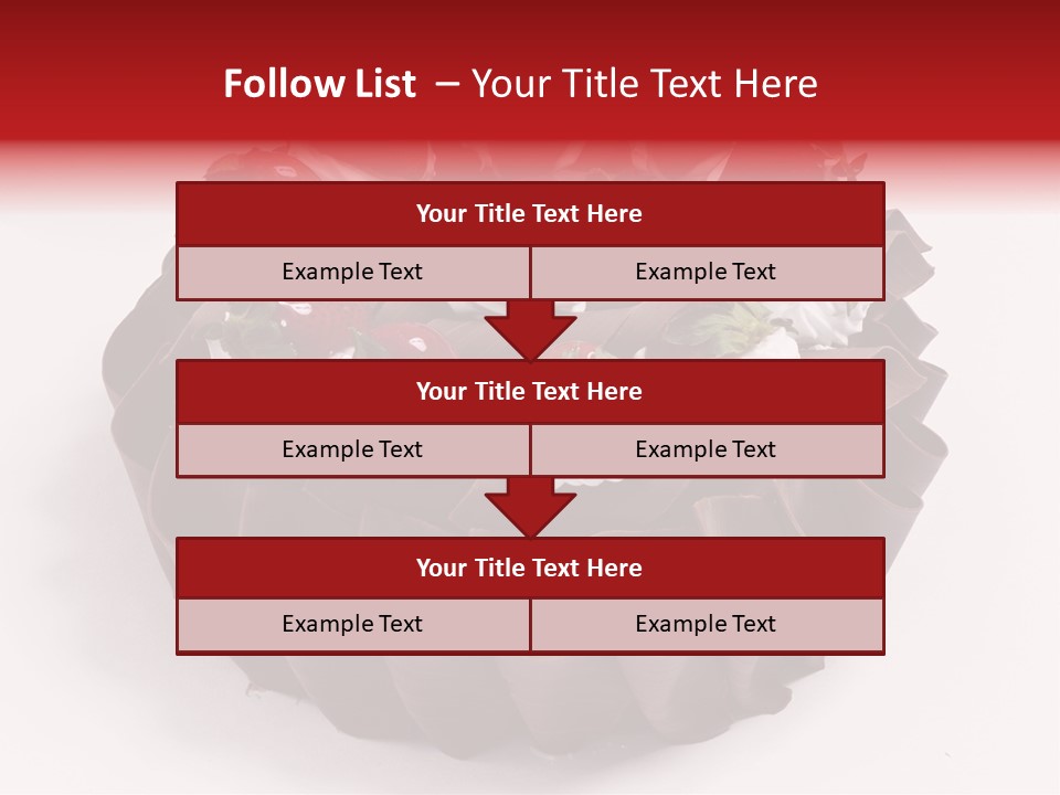 White Macro Icing PowerPoint Template