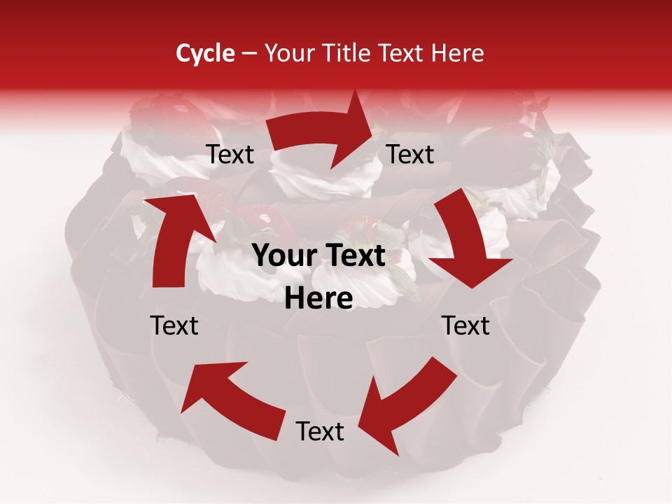 White Macro Icing PowerPoint Template