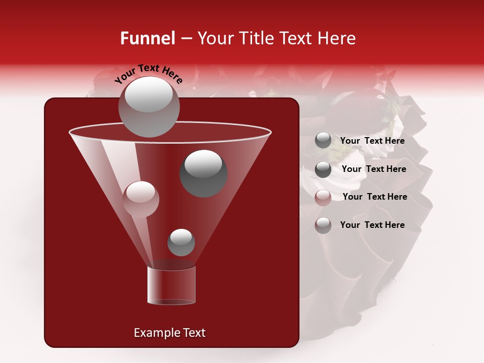 White Macro Icing PowerPoint Template