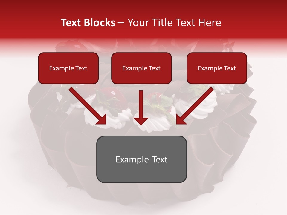 White Macro Icing PowerPoint Template