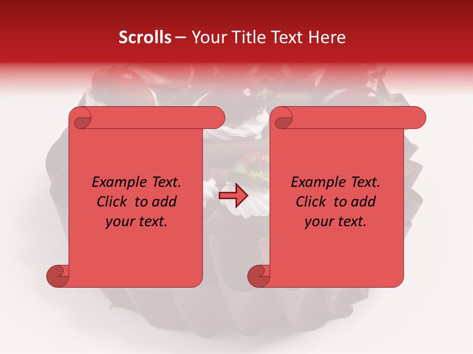 White Macro Icing PowerPoint Template