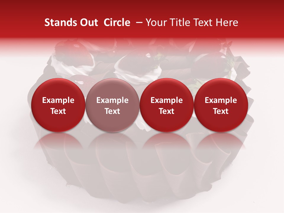 White Macro Icing PowerPoint Template