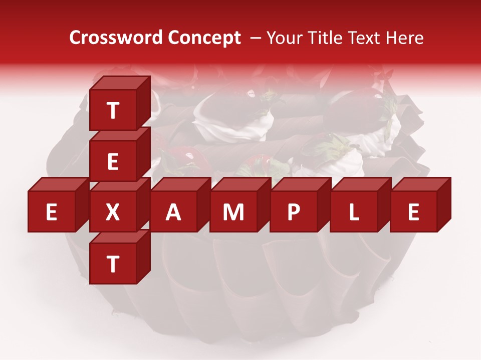 White Macro Icing PowerPoint Template