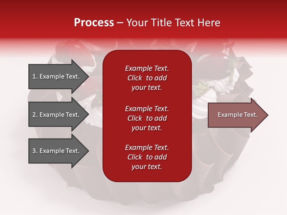 White Macro Icing PowerPoint Template