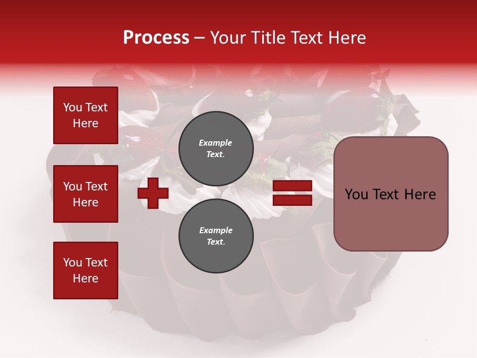 White Macro Icing PowerPoint Template