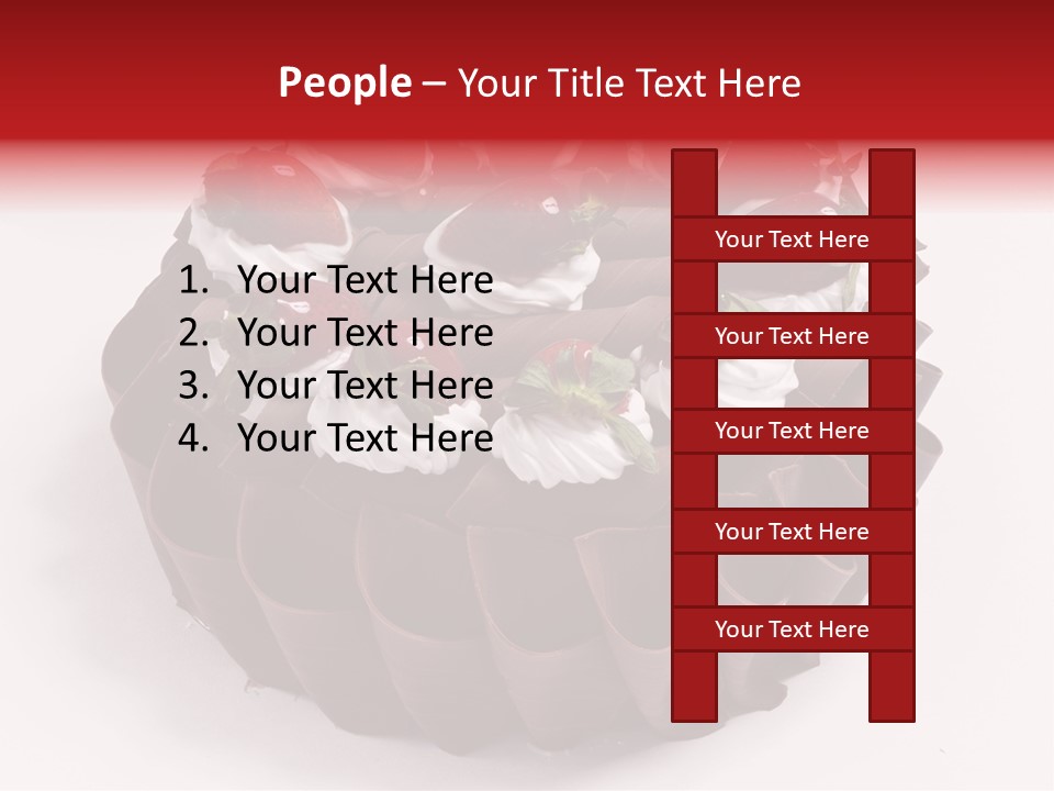 White Macro Icing PowerPoint Template