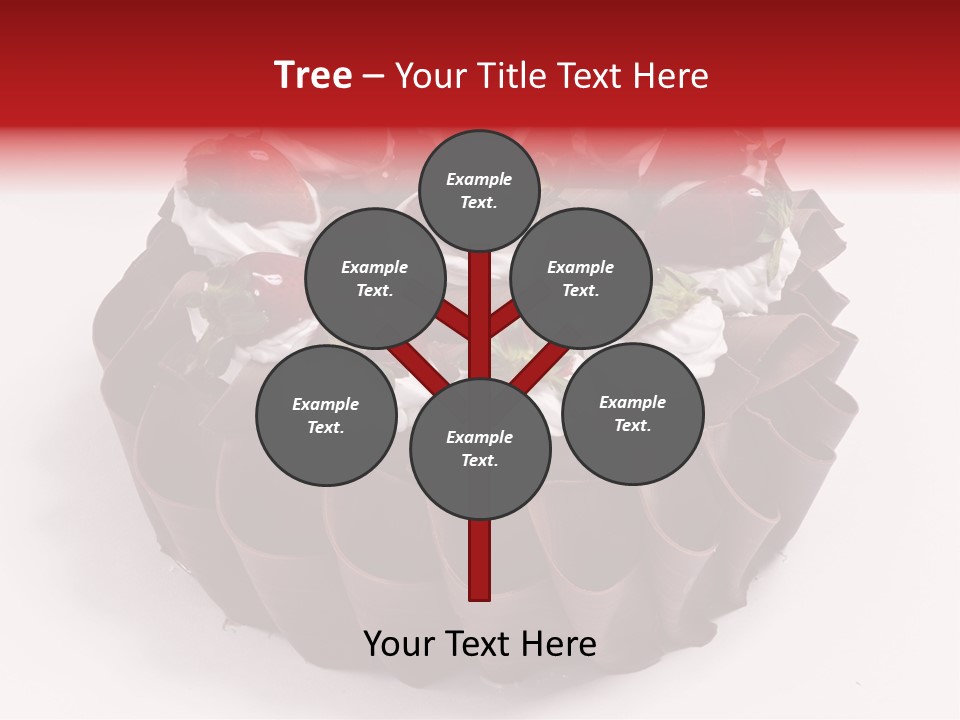 White Macro Icing PowerPoint Template