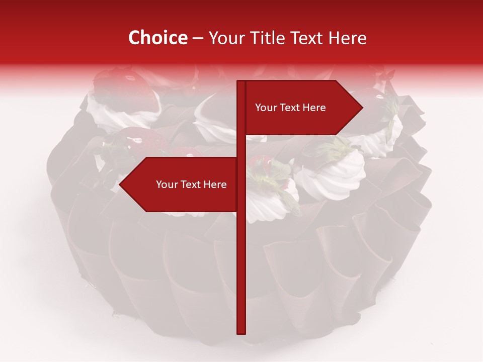 White Macro Icing PowerPoint Template